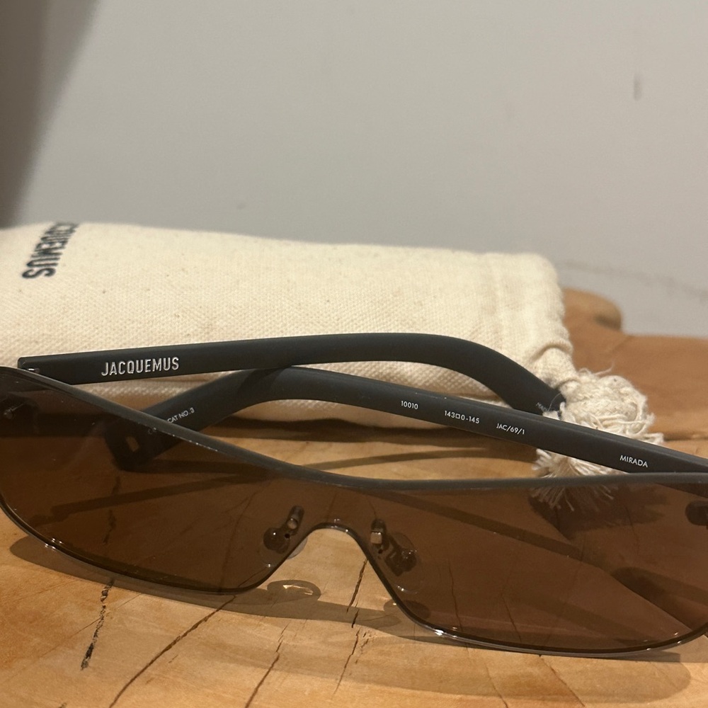 Jacquemus Dark Brown Sunglasses
